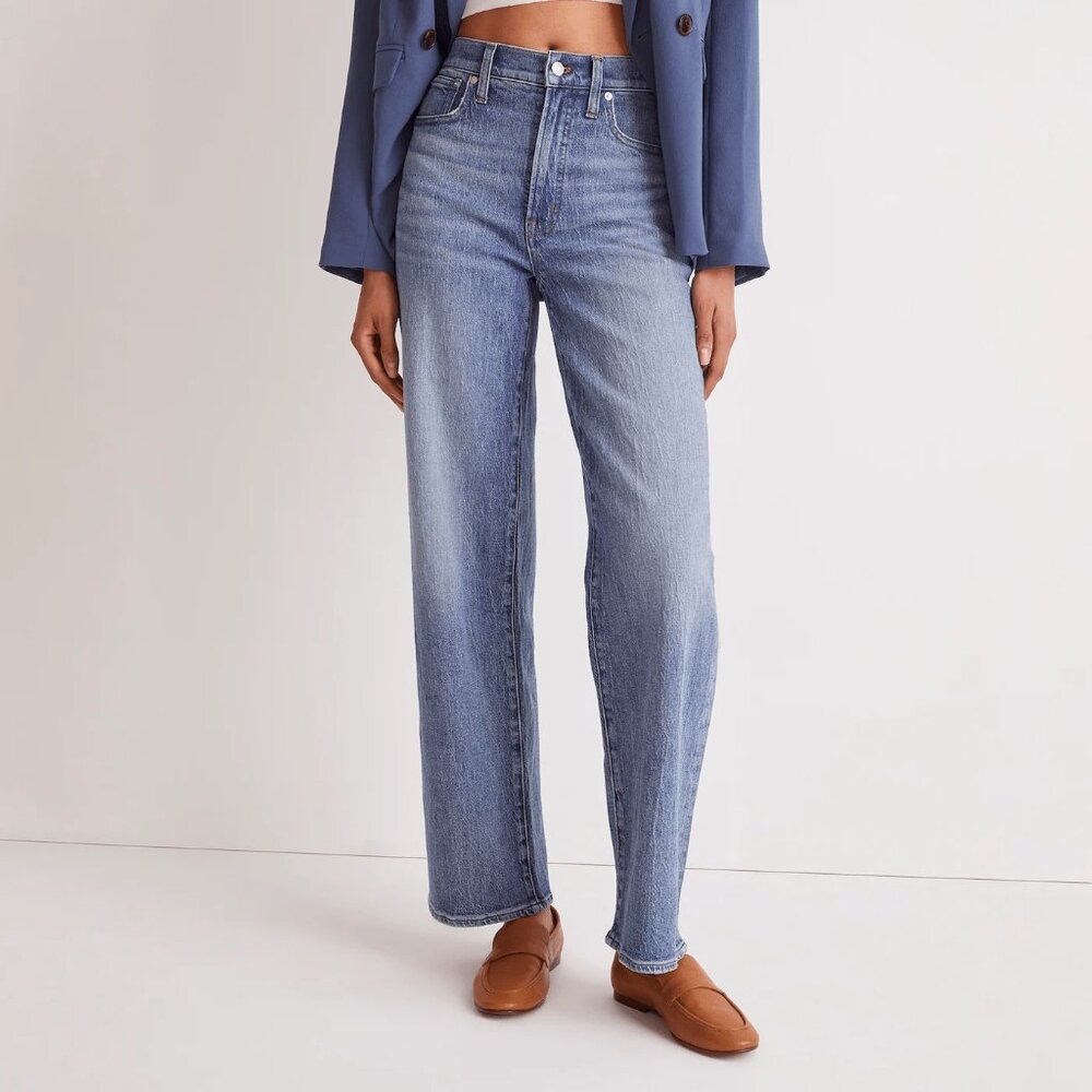 Madewell The Perfect Vintage Wide-Leg Jean in Heathcote